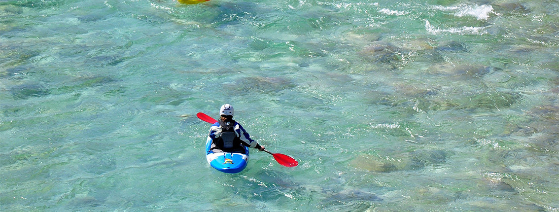 Kayaking - Soca river Kayaking - Soca river